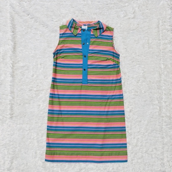 Vintage Dresses & Skirts - Vintage Go-In's by Danville Striped Dress ~ Size S